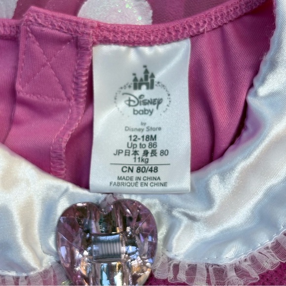 Disney Pink Polka Dot Infant Costume Dress Size 12-18 Months - Picture 6 of 9